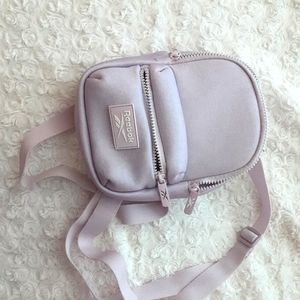 Light purple Reebok mini bookbag